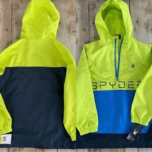 Boy’s NWT Spyder half-zip windbreaker medium (10/12)